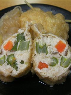 鶏ひき肉と野菜の巾着-レシピのメイン写真