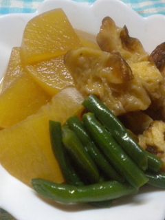 Rレンジで(大根と竹輪煮)-レシピのメイン写真