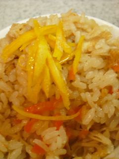 簡単!干しえびとホタテ缶の炊き込みご飯-レシピのメイン写真