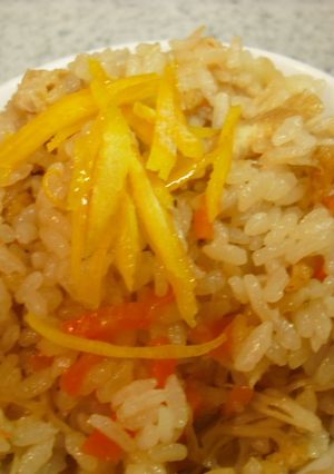 簡単！干しえびとホタテ缶の炊き込みご飯-レシピのメイン写真