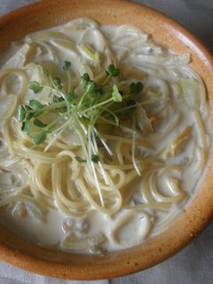 シーフードmixのミルクスープパスタ-レシピのメイン写真