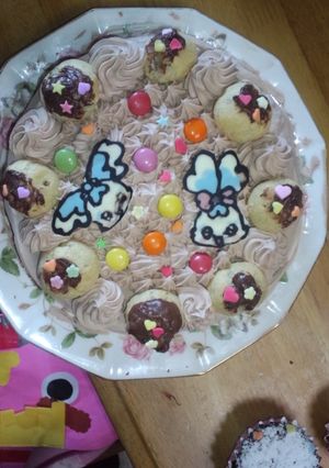 ｹｰｷを可愛くﾃﾞｺっちゃお(^^)-レシピのメイン写真