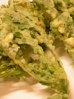 春菊の天麩羅-レシピのメイン写真