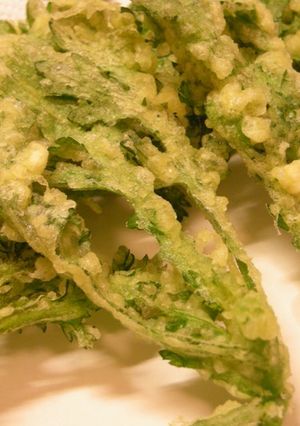 春菊の天麩羅-レシピのメイン写真