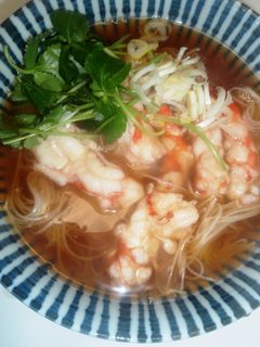 エビ入りにゅうめん-レシピのメイン写真