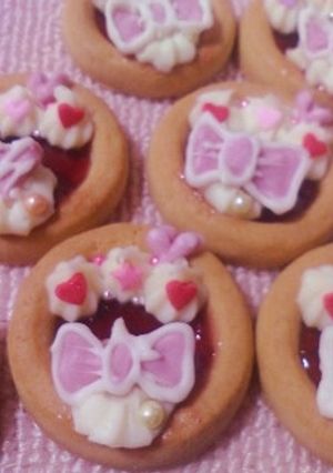 デコチョコジャムクッキー☆-レシピのメイン写真