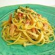 えのきベーコンのアーリオオーリオ☆パスタ