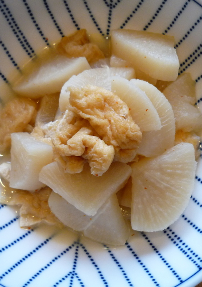 自家製冷凍大根と油揚げの煮物-レシピのメイン写真
