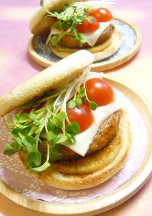 照り焼きがんもバーガー-レシピのメイン写真