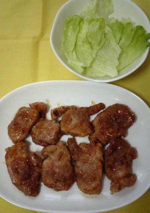 お酢でさっぱり♪豚もも肉の甘酢焼き-レシピのメイン写真