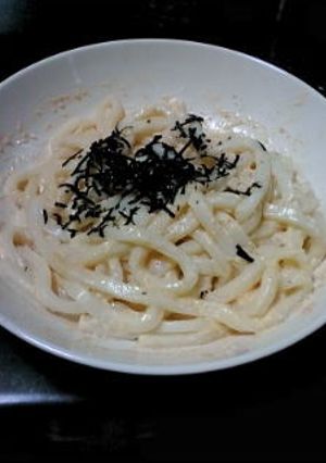 めんたいマヨうどん-レシピのメイン写真