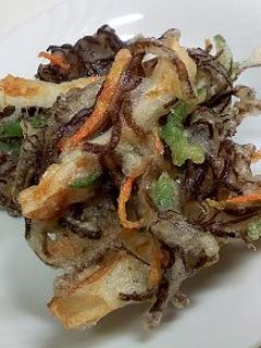 残り野菜でもずくのかき揚げ-レシピのメイン写真
