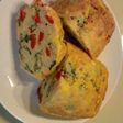 ハムと野菜のケークサレ