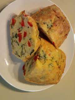 ハムと野菜のケークサレ-レシピのメイン写真