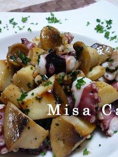 タコとエリンギのガーリックバター炒め-レシピのメイン写真