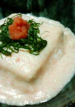 ノンオイルでも濃厚♪豆腐の豆乳明太子あん-レシピのメイン写真