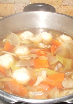 ﾎﾟｶﾎﾟｶ鶏団子スープ-レシピのメイン写真
