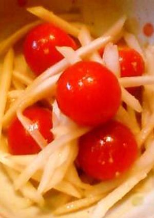 即席エコ♪プチトマトと大根の皮の和え物-レシピのメイン写真