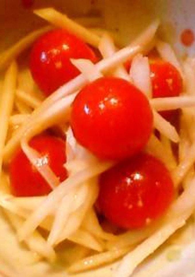即席エコ♪プチトマトと大根の皮の和え物-レシピのメイン写真