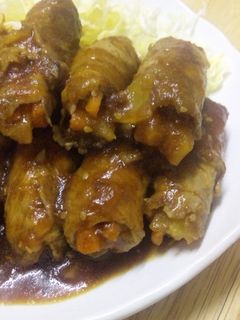 *ジャガ芋の豚肉巻き*-レシピのメイン写真