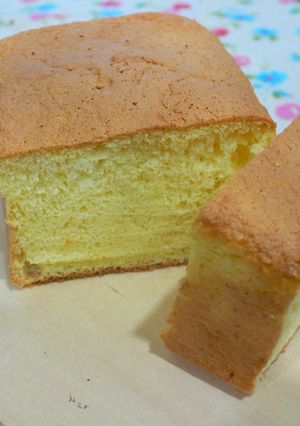 パウンド型でふんわりスポンジケーキ-レシピのメイン写真