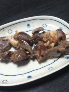 砂肝の塩焼き-レシピのメイン写真