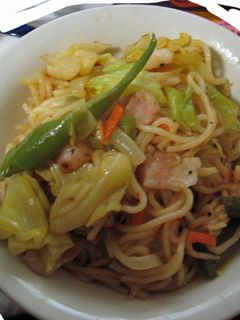 ● パセリの茎入りピリ辛焼きそば ●-レシピのメイン写真