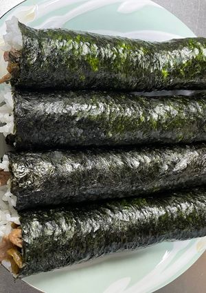 手抜焼肉巻き【海苔はビタミンCたっぷり】-レシピのメイン写真