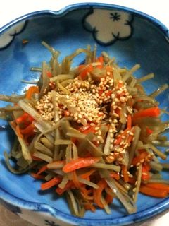 味つけは白だしだけ☆きんぴらごぼう-レシピのメイン写真