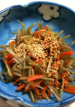 味つけは白だしだけ☆きんぴらごぼう-レシピのメイン写真