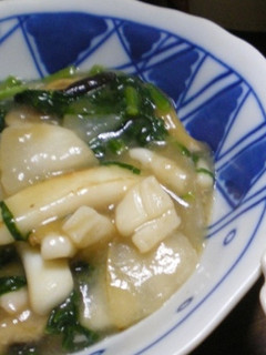 剣先イカと蕪、生椎茸の中華旨煮-レシピのメイン写真