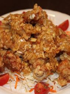 鶏のから揚げ ネギソー酢♪ サラダ風!-レシピのメイン写真