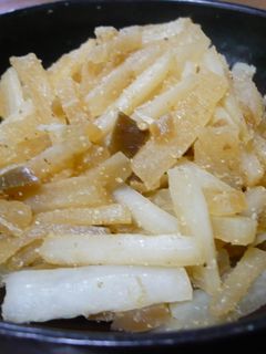 大根とザーサイのごま油炒め-レシピのメイン写真