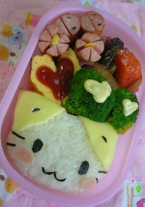 簡単！キャラ弁☆サンリオのマシュマロ君-レシピのメイン写真