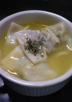 バジル入り水餃子-レシピのメイン写真