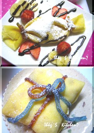♥クレープ♥~*ビスケット入り~*-レシピのメイン写真