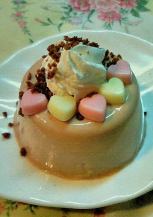 バレンタインに簡単チョコレートプリン-レシピのメイン写真