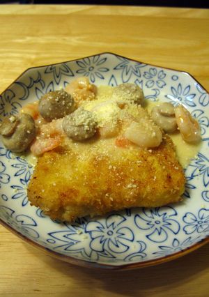 めかじきのパン粉焼き✿エビチーズソース-レシピのメイン写真