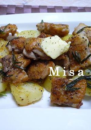 鶏肉とじゃがいものローズマリー炒め-レシピのメイン写真