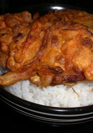 ふっくらボリューミー納豆かきあげ丼！-レシピのメイン写真