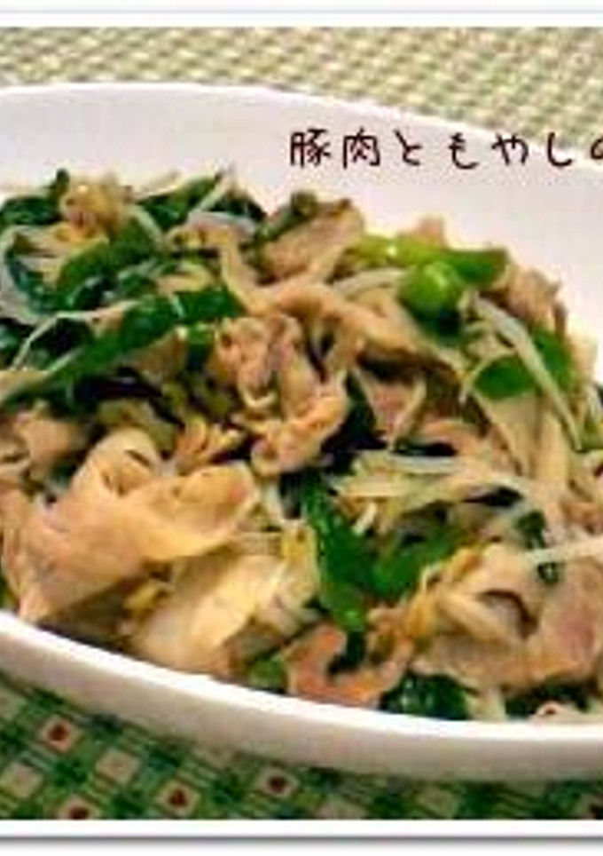 早・安・旨！豚肉ともやしの中華風炒め*-レシピのメイン写真