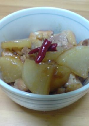 大根と鶏肉の簡単ピリ辛煮-レシピのメイン写真