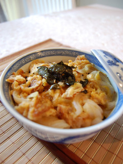 速攻丼ぶり朝ごはん☆いか天玉子とじ丼♪-レシピのメイン写真