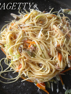 *ホットプレートでパスタ*-レシピのメイン写真