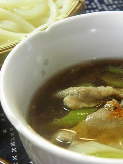 肉うどんつけ麺風-レシピのメイン写真
