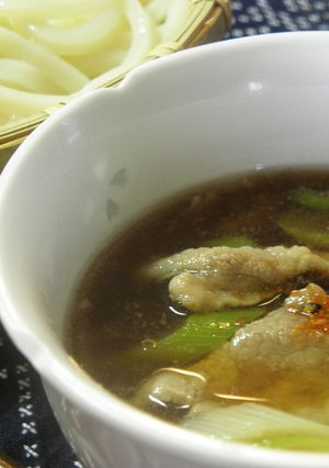 肉うどんつけ麺風-レシピのメイン写真