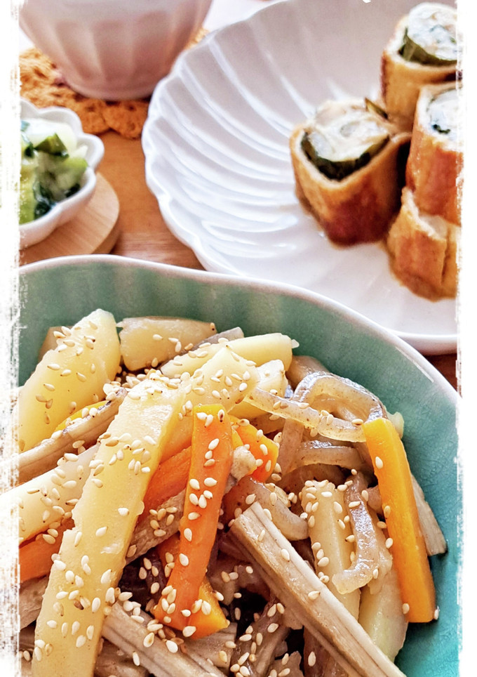 きんぴら風の煮物-レシピのメイン写真