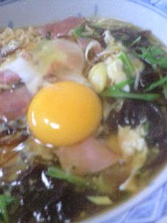 あったまるぅ~★もずくあんかけラーメン-レシピのメイン写真