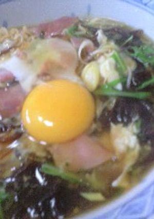 あったまるぅ～★もずくあんかけラーメン-レシピのメイン写真