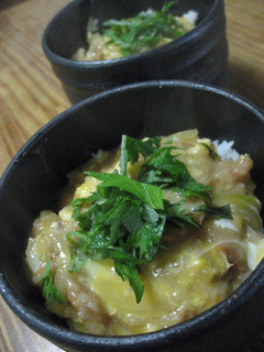イカ珍味でおいしい卵丼!-レシピのメイン写真